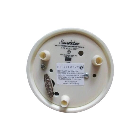 Department 56 Disney Snowbabies Mickey's Christmas Carol's Musical - Picture 5 of 7